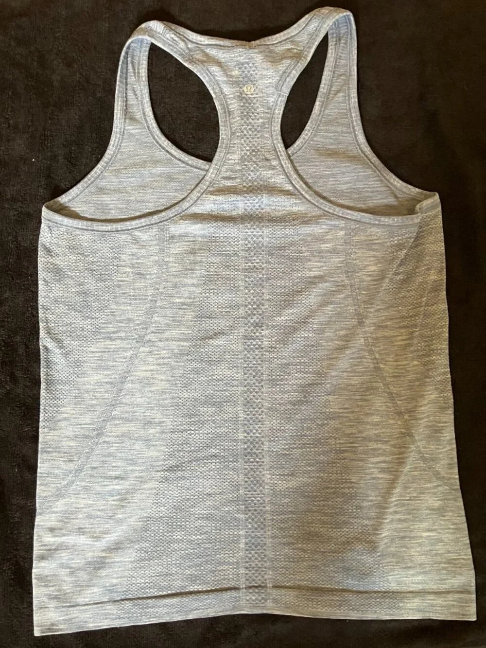 Lululemon Women's Racerback Tank Top Size 8 Gray Blue Athletic Yoga